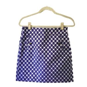 Ann Taylor LOFT Purple A-line Skirt